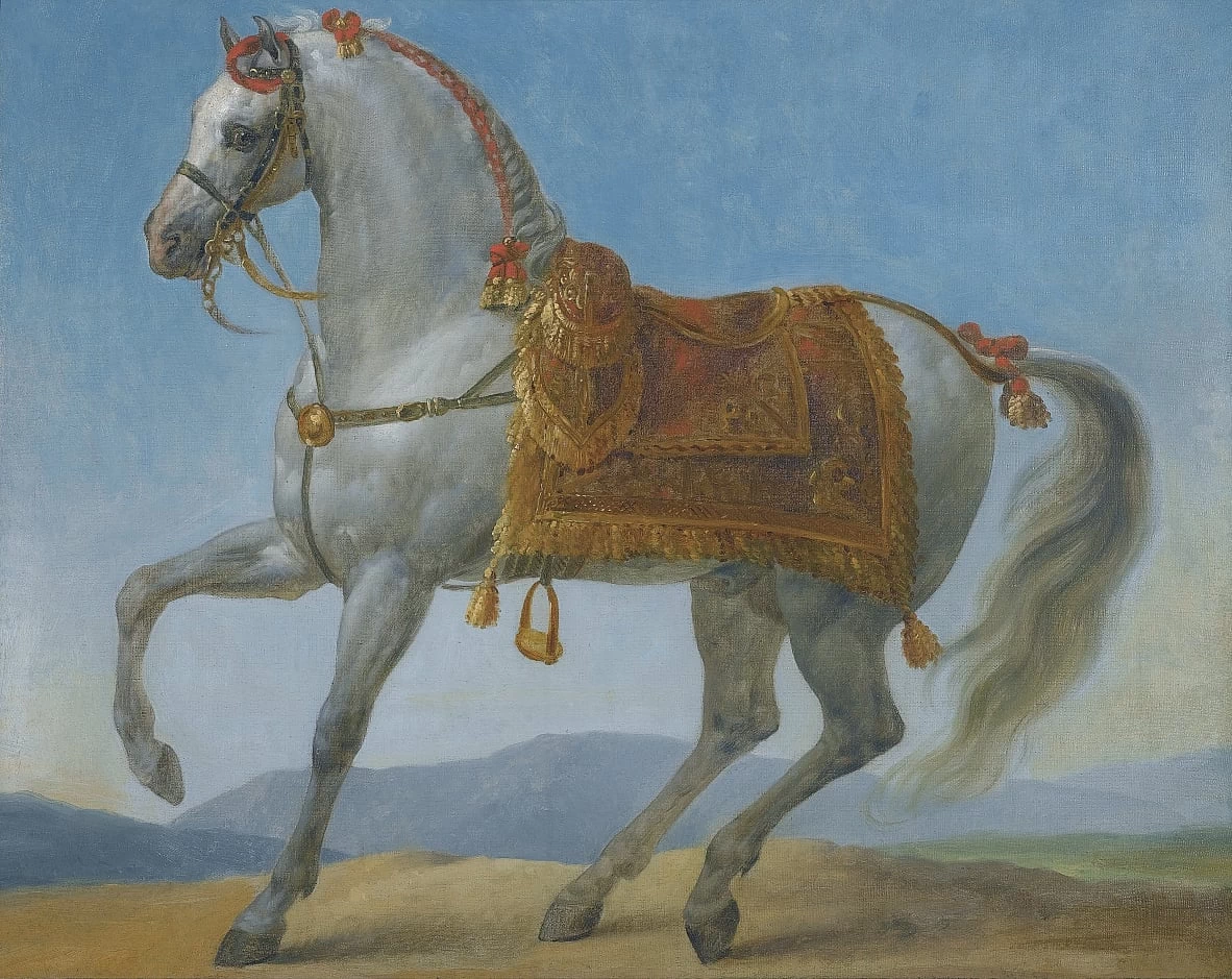 104-Antoine-Jean Gros-Stallone arabo di Napoleone Bonaparte, Marengo